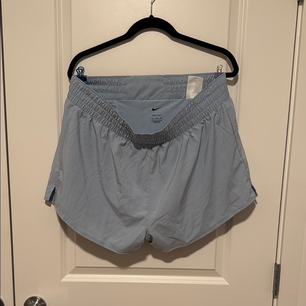 Nike Blue Athletic Shorts Lightweight Moisture-Wicking
